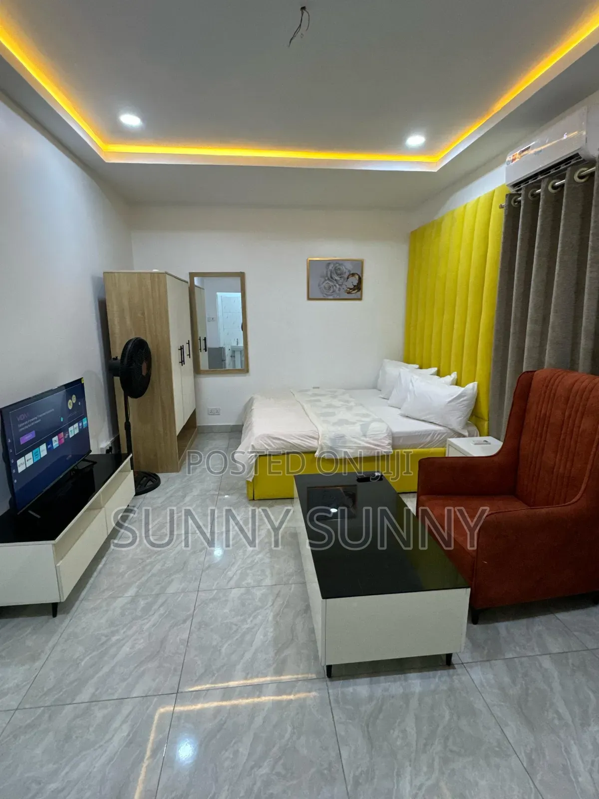 Studio With Balcony in Utako ( City Center)