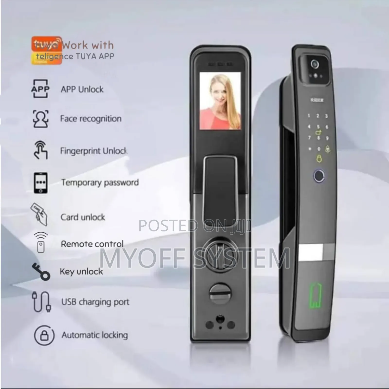 Tuya Wi-Fi Smart Lock With Remote Control Mos-Q12