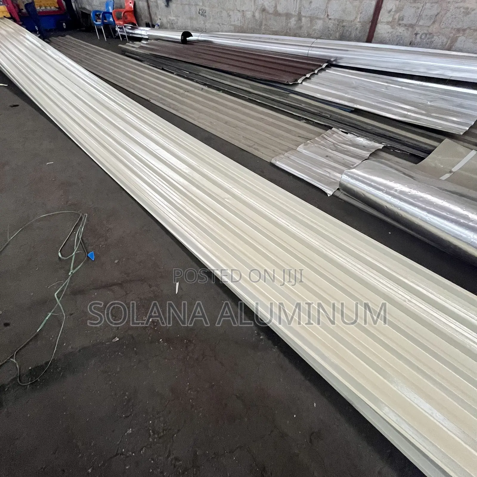 0.38mm Off-White/Ivory Beige Aluminium Longspan Roof Sheet
