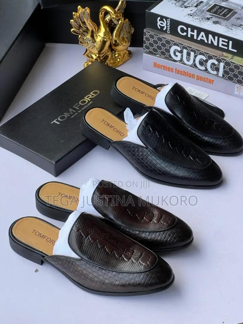 Original Leather Tom Ford Men's Half Shoes