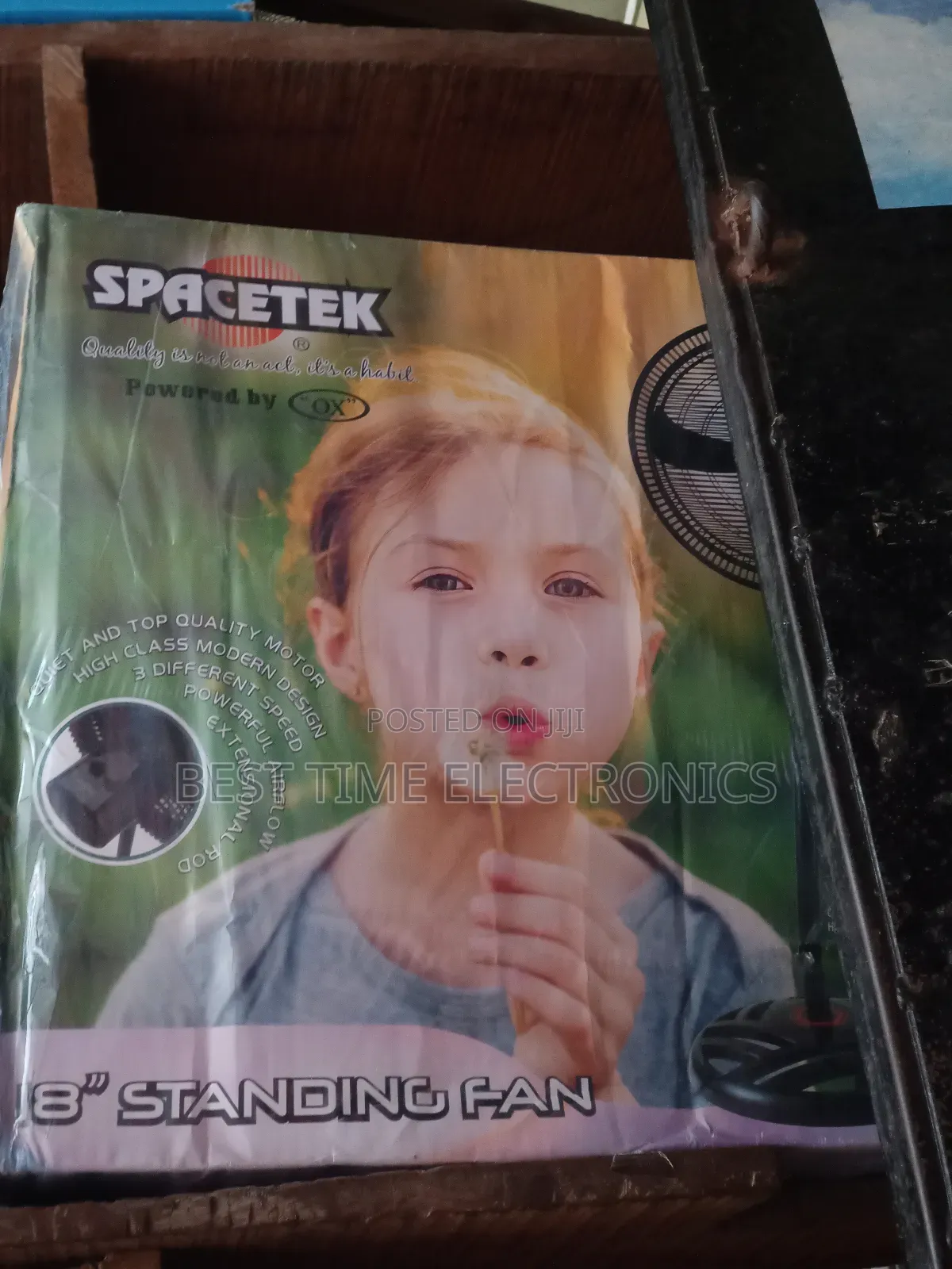18" Spacetek Electrical Standing Fan