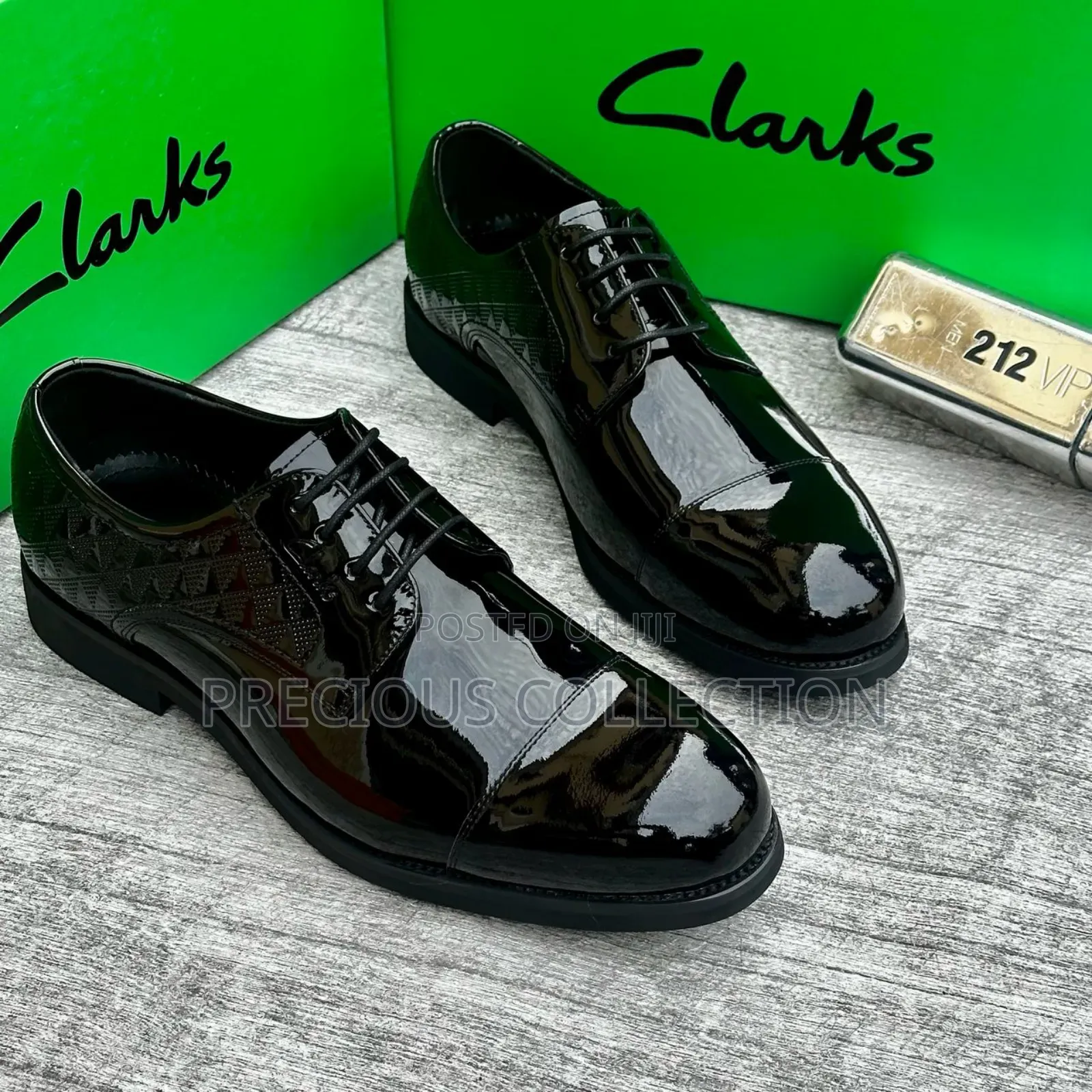 Top Quality Glossy Leather Lace Up Clarks Coperate Shoe