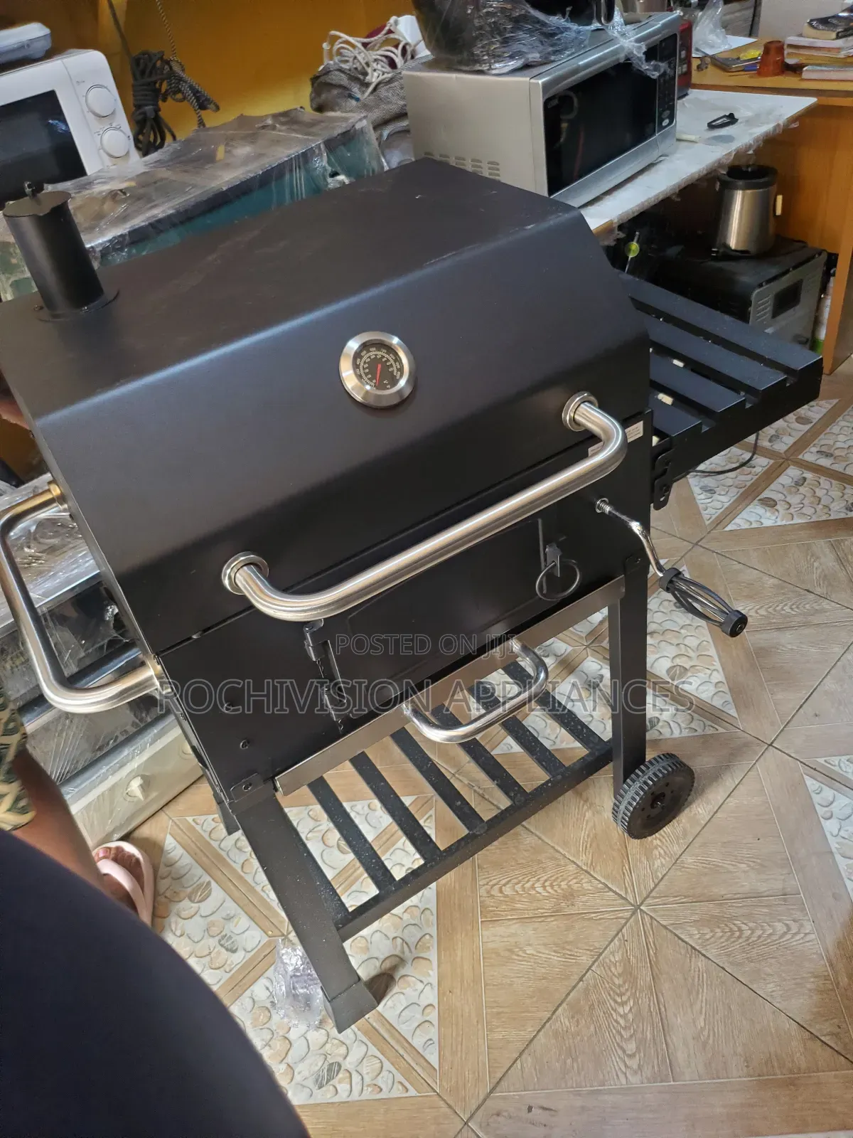 Charcoal BBQ With Control Big Size Charcoal Grill
