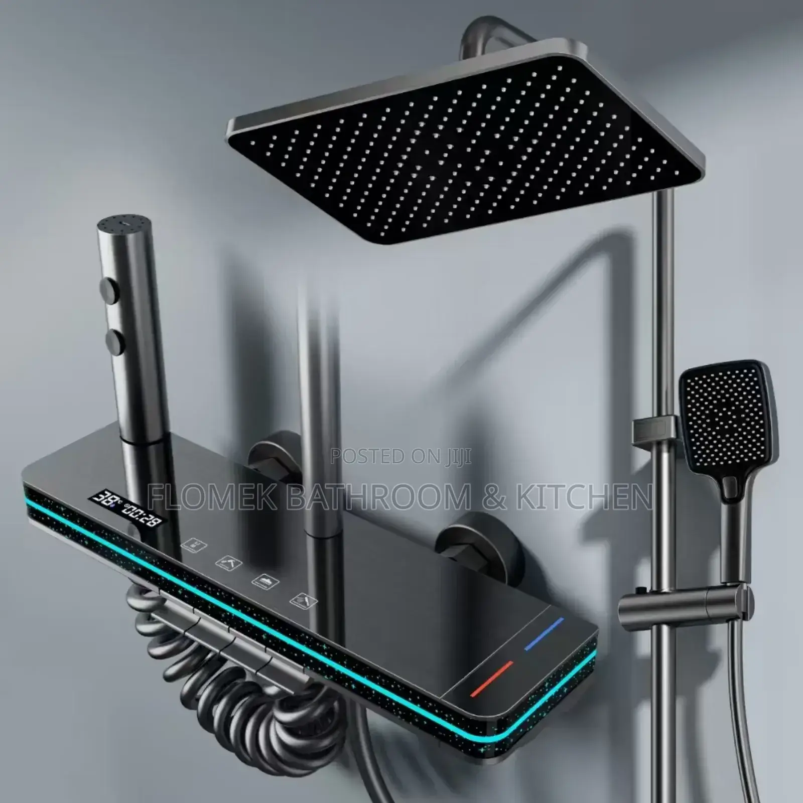 Bathroom Shower With Thermostat
