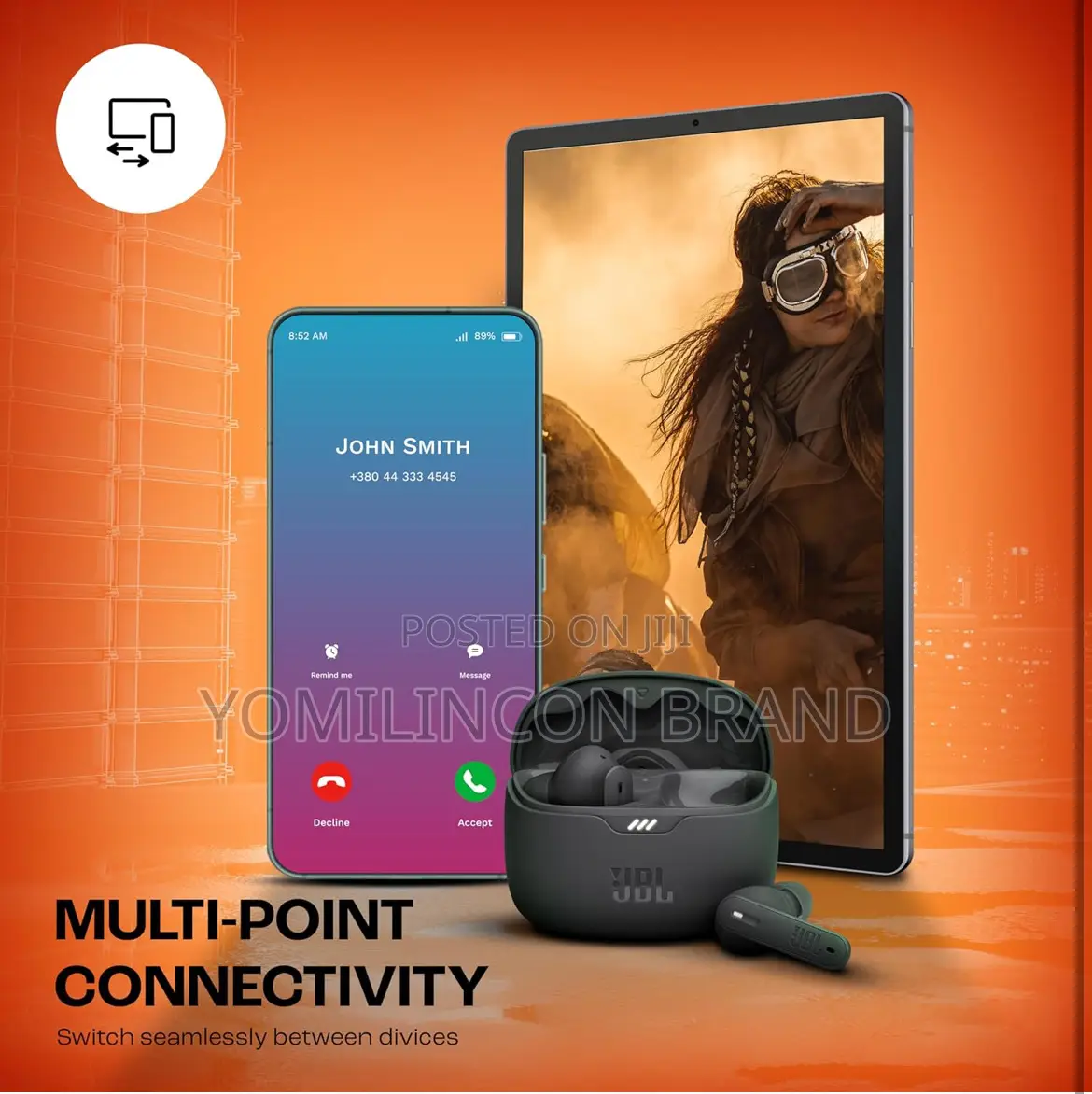 JBL New Tune 245nc in Ear Wireless TWS Anc Earbuds