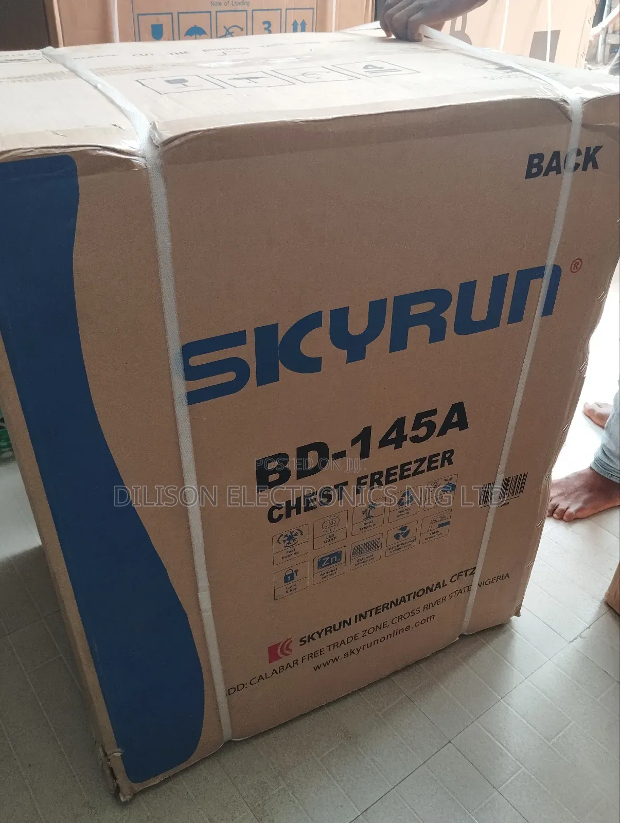 Brand New Skyrun Chest Freezer 145litre