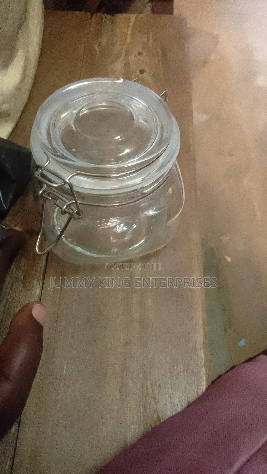 Airtight Glass Jar Display Storage Bottle - With Lid 500ml