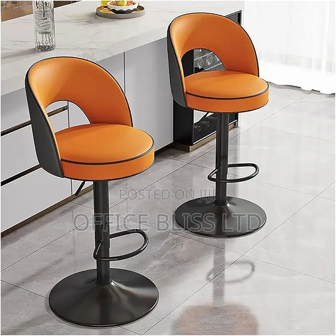 Bar Stools Set of 2,Breakfast Bar Stools With Back