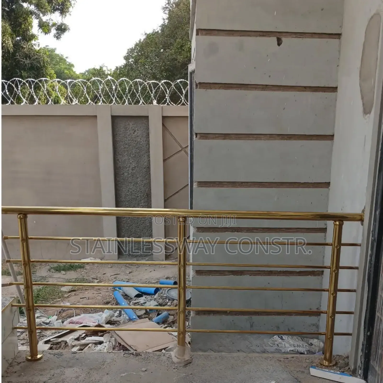 Gold Stainless Steel Railing Px