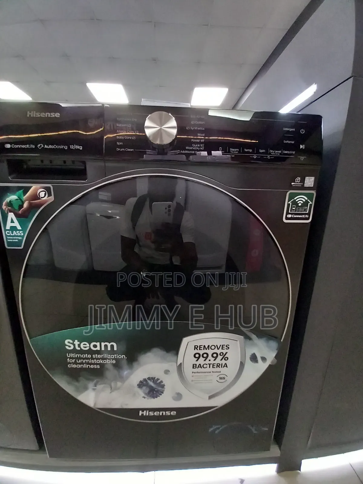 Hisense 12/8kg Wash and Dry Washing Machine Wm5s1245bb-Wd