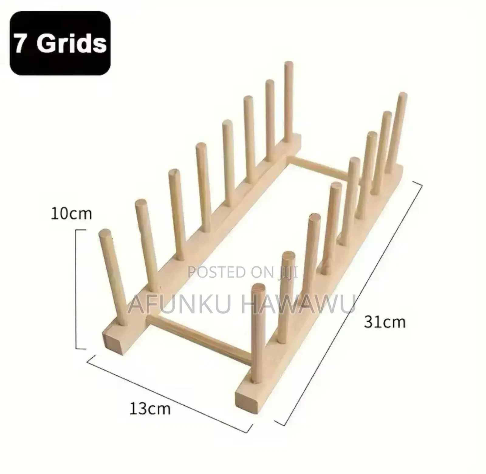 Wooden Plates Rack