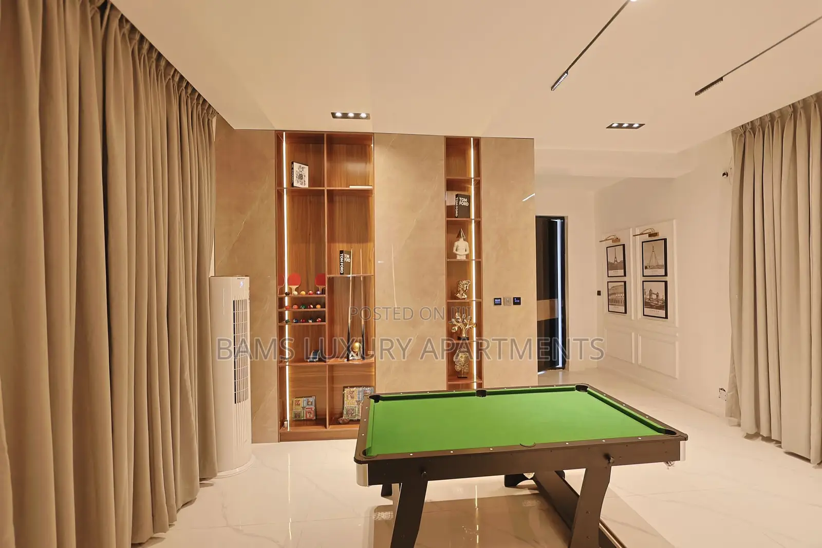 Cinema, Snooker Table Tennis,Ps4 and Swimming Pool