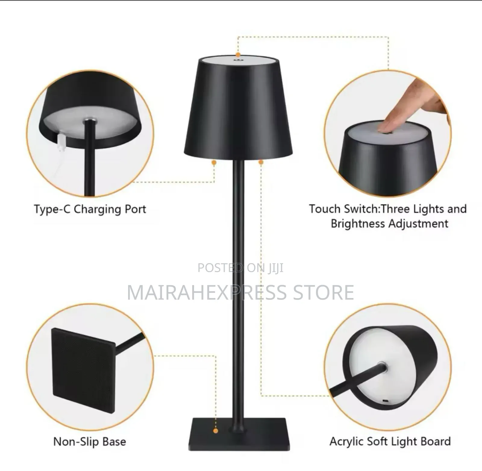 Wireless Rechargeable Table Led Wine Bottle Lamp
