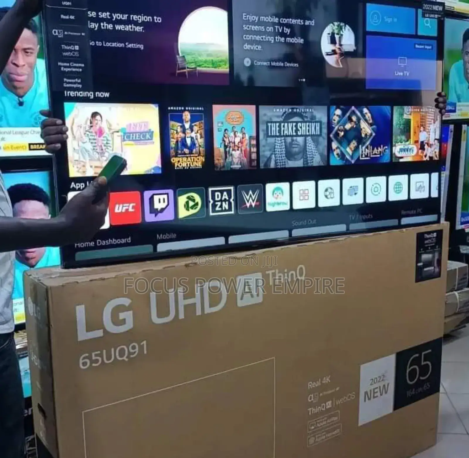 Original 565inche Lg Tv Smart Tv Pro Max Frameless.