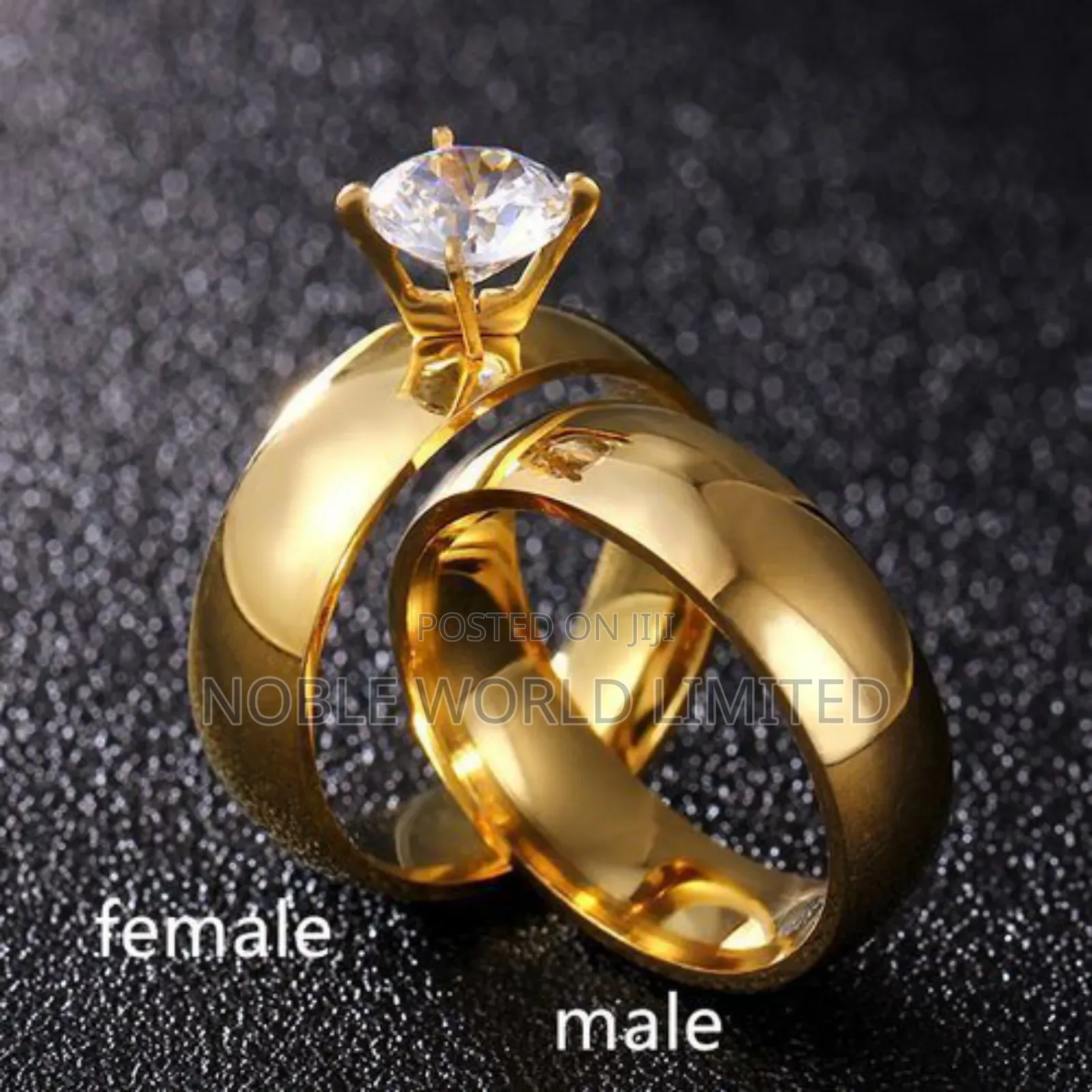 Gold/Silver Plated Wedding Rings