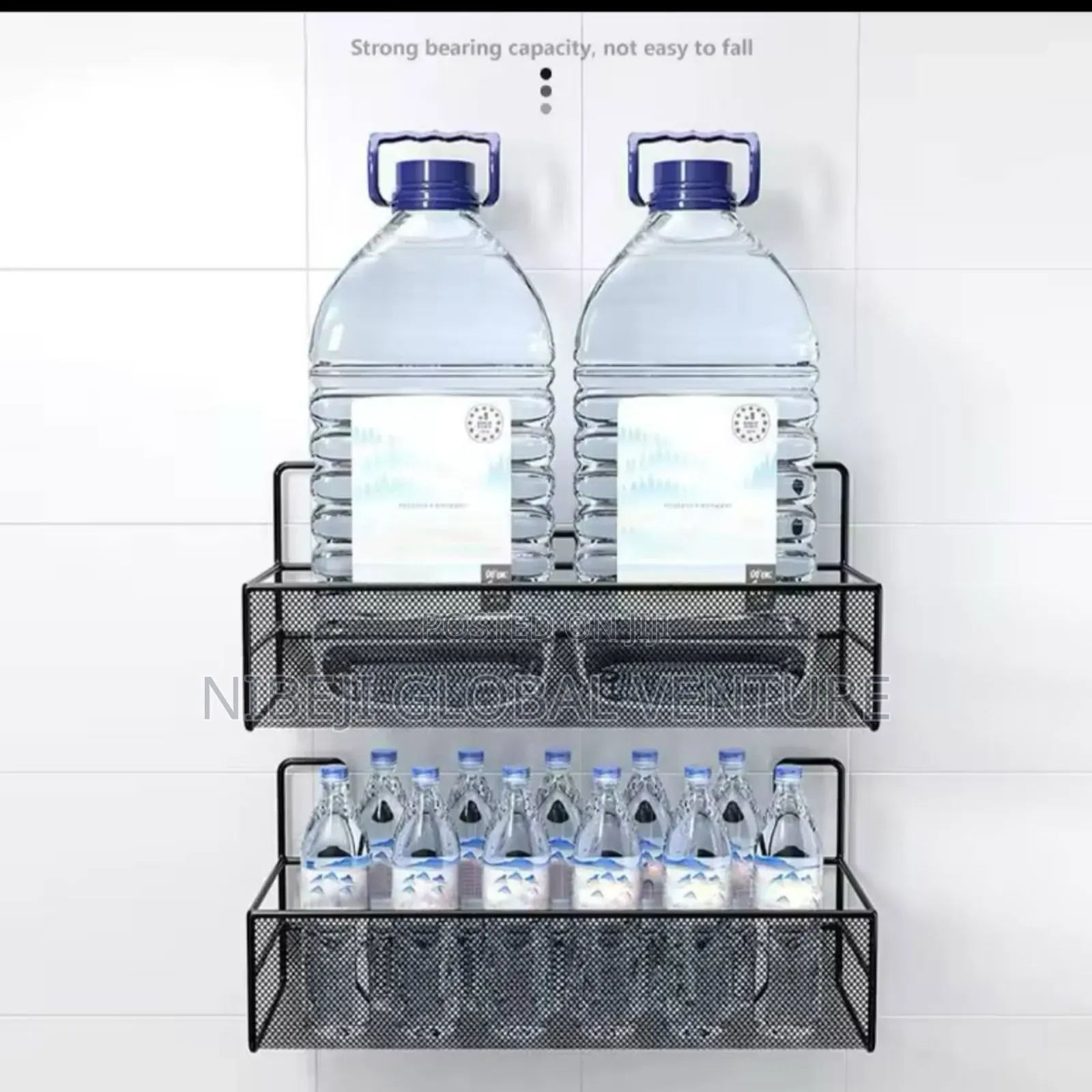 Wall-Mount Bathroom Shelf Shower Shampoo
