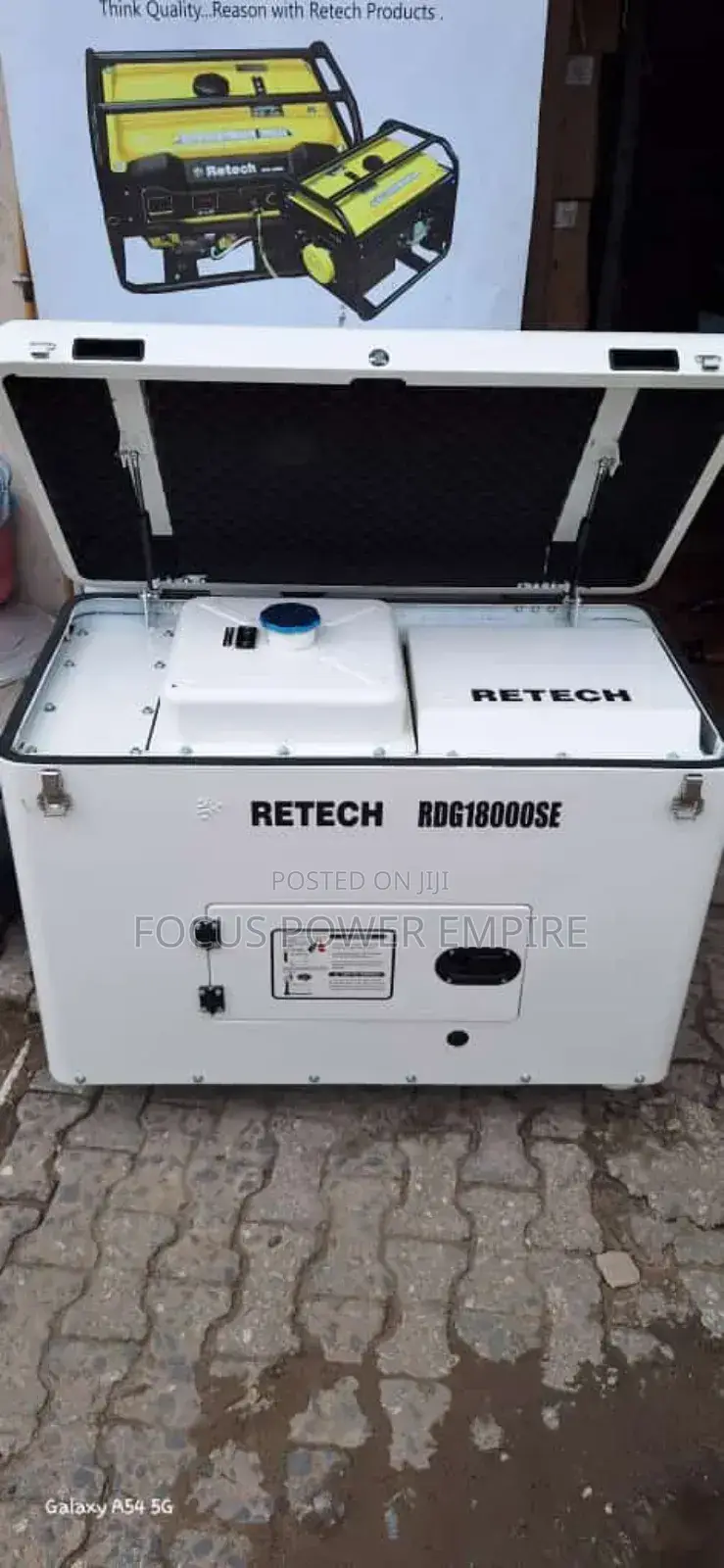 Original 12.5kva Retech Diesel Gen Soundproof  Copper Coil