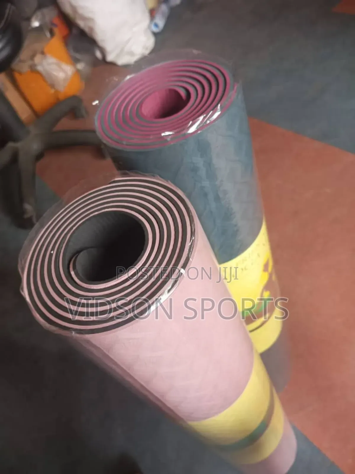 Dual- Color Yoga and Exercise Mat