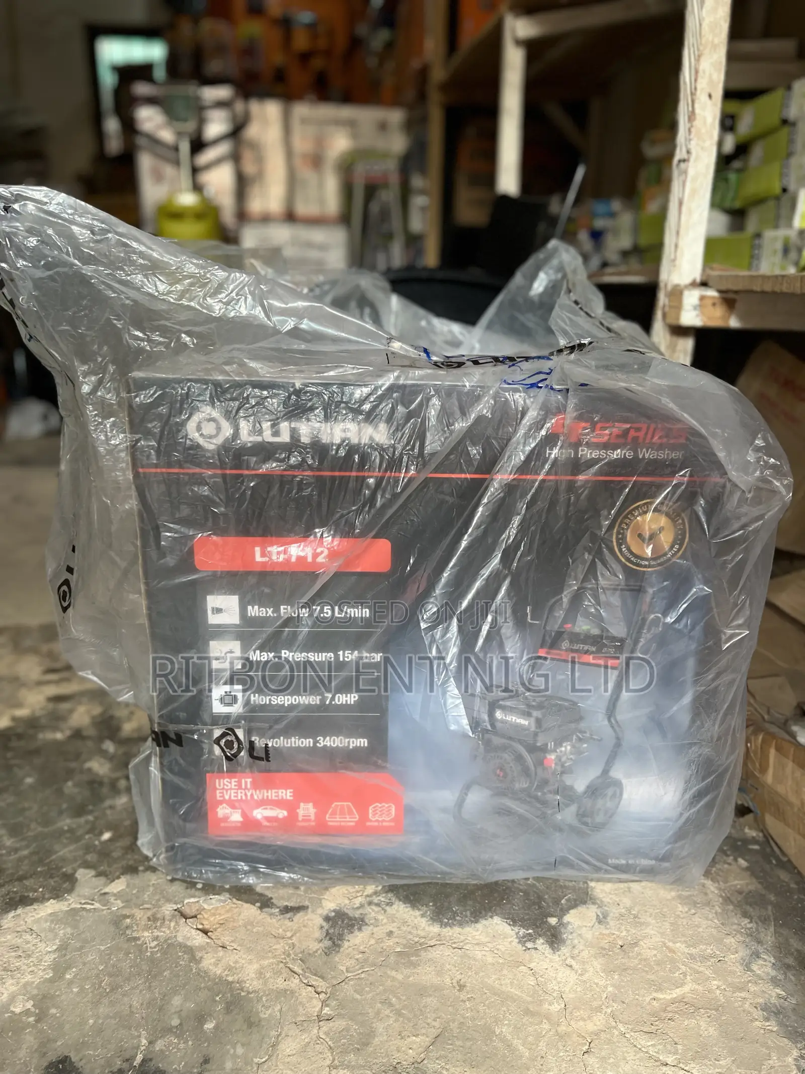 7hp Lutian Pressure Washer