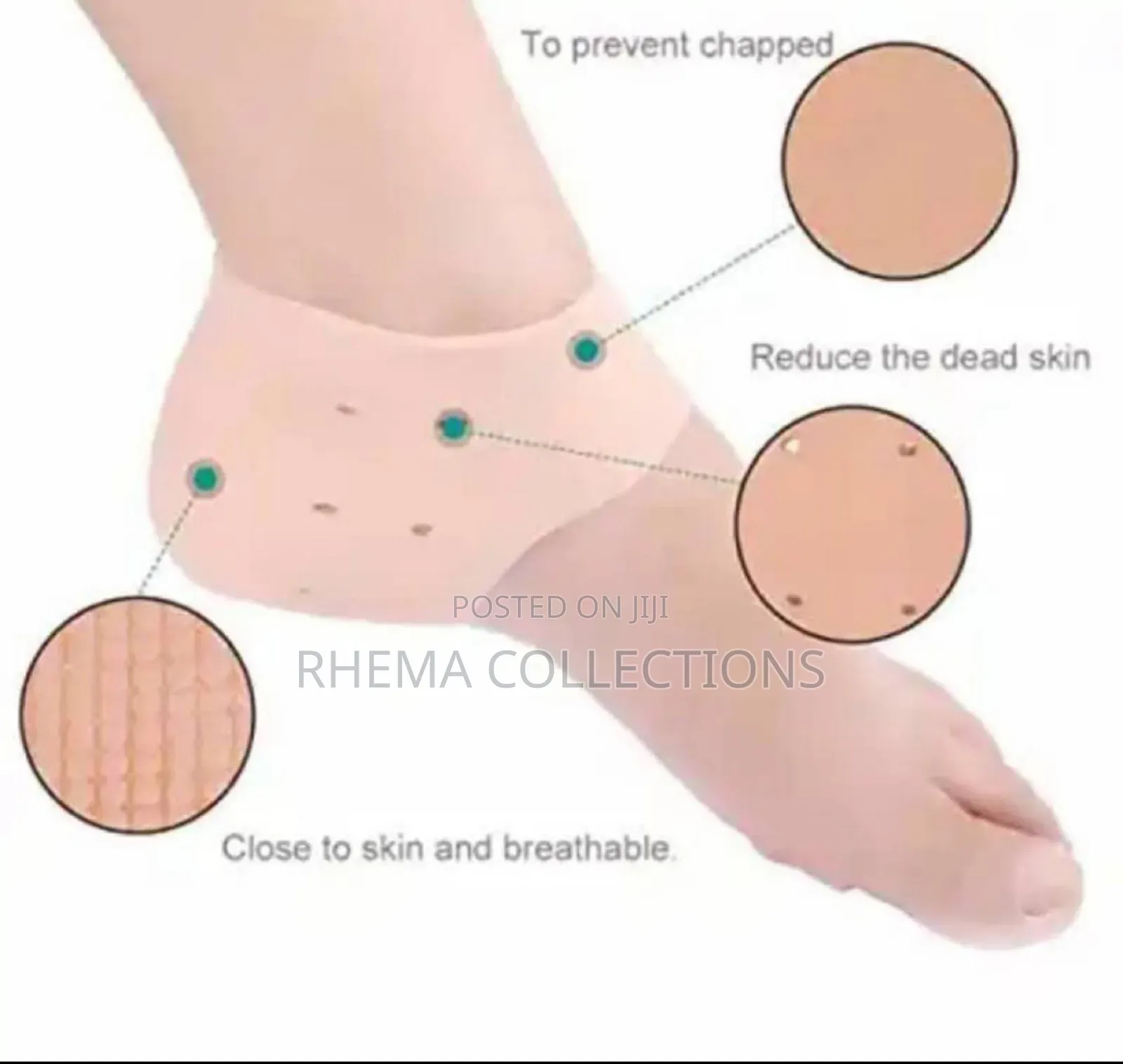 1pc Anti Crack Heel Protector