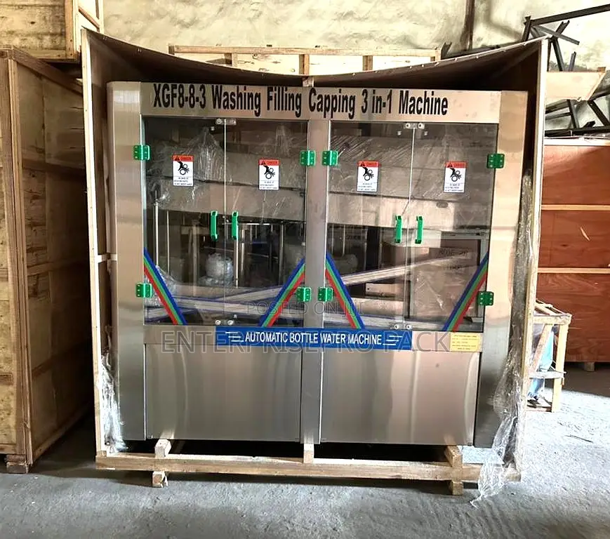Bottled Water Production Machines - 3000 Bottles Per Hour Capacity
