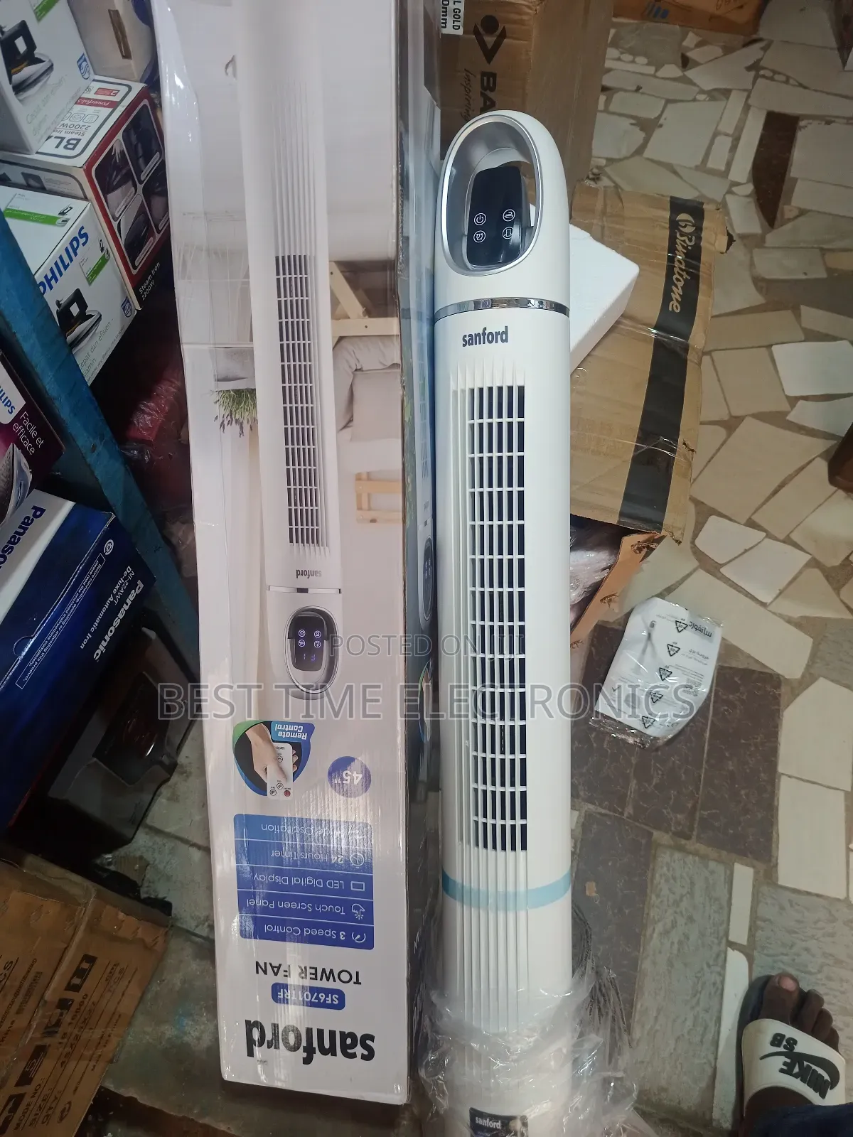 45" Sanford Electrical Tower Fan