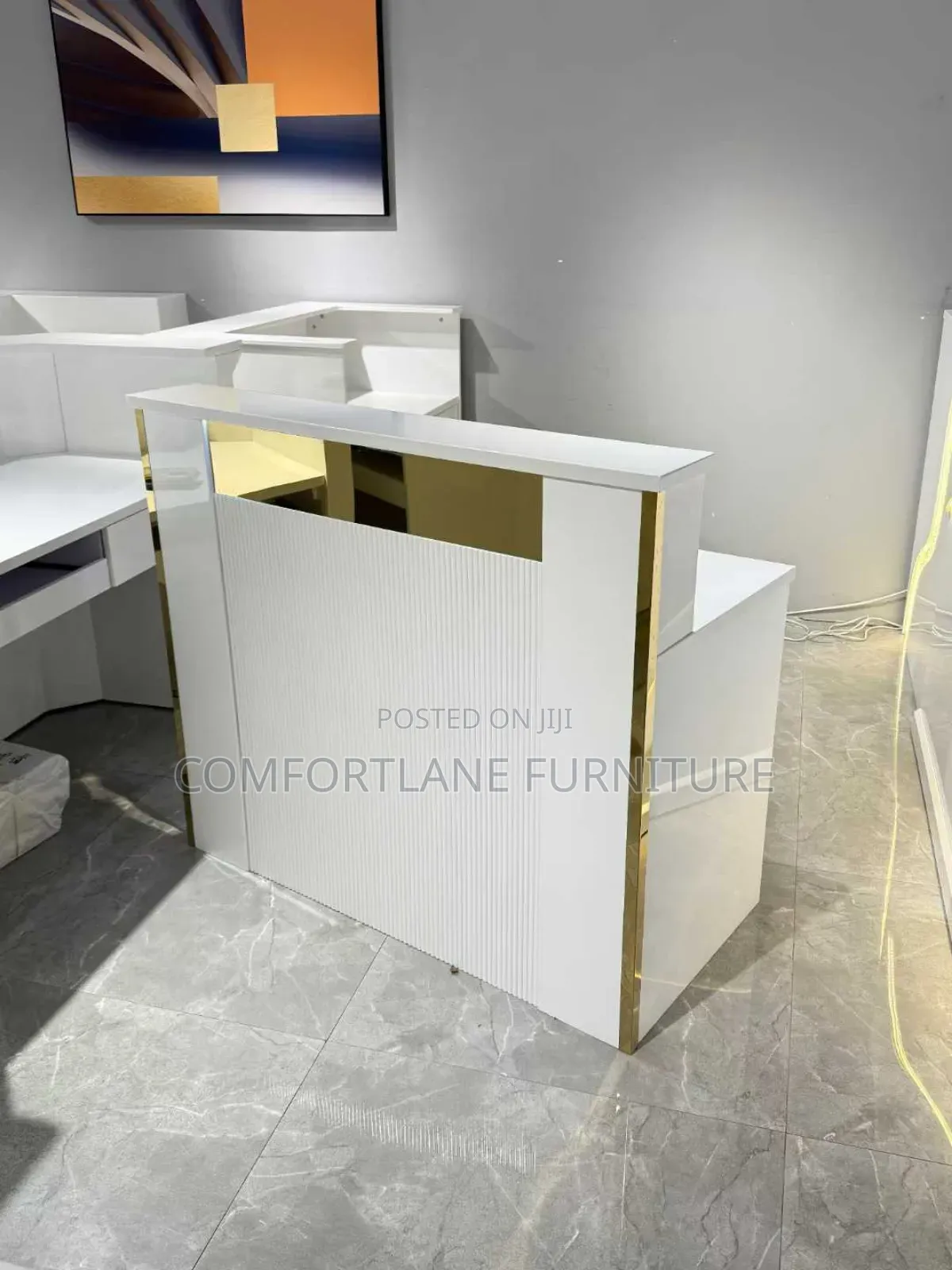 Office Reception Desk With Light