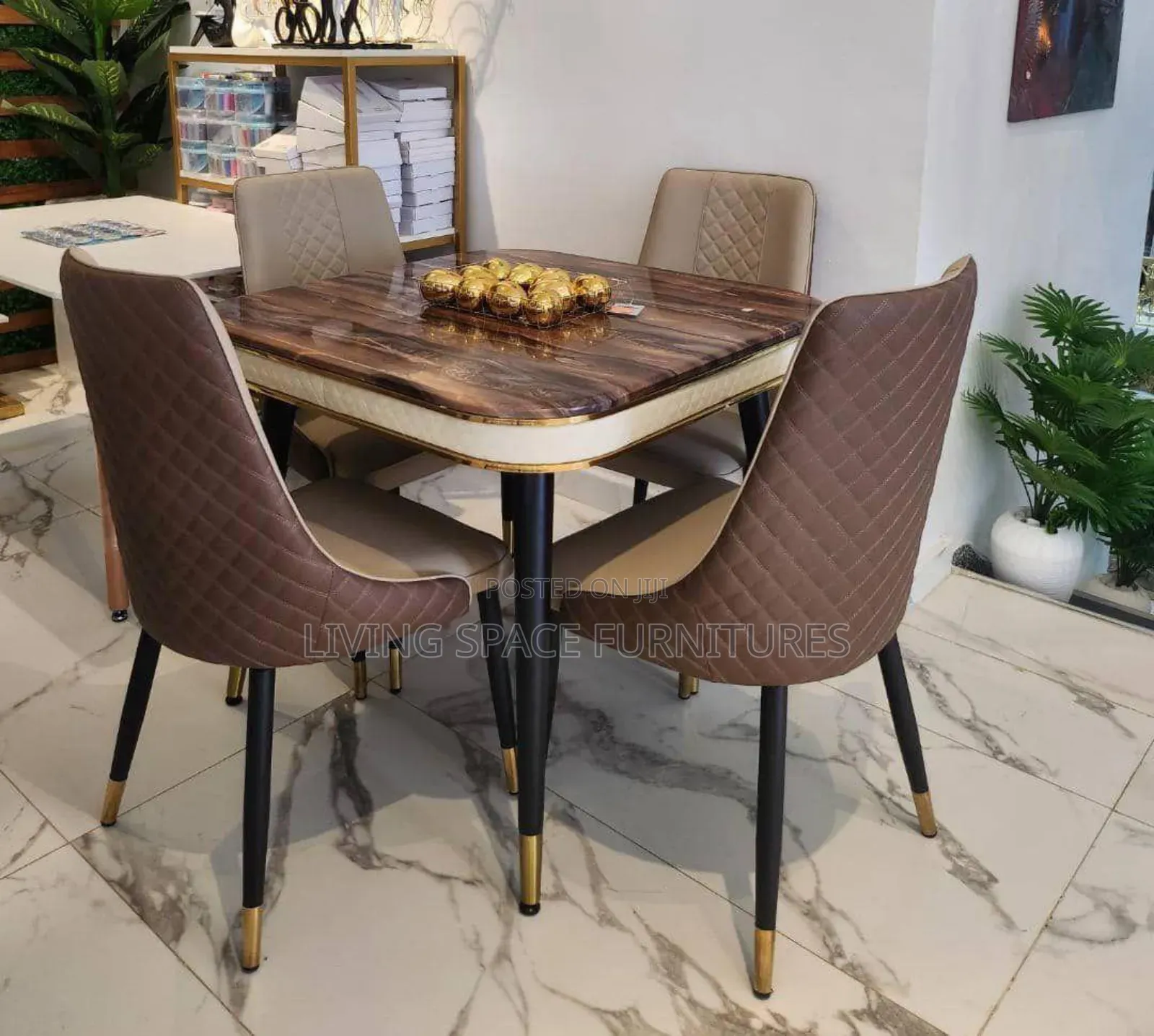 Set Of Dining Table With 4 Chairs