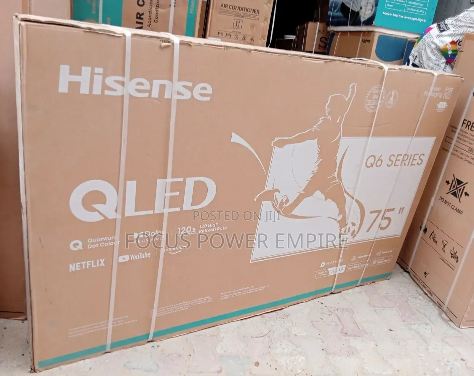 Original 75inche Hisense Smart Tv Frameless Pro Max 