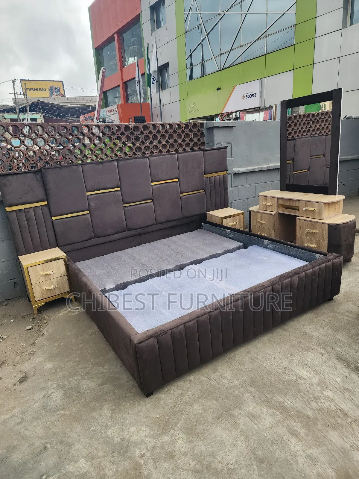 Padded 6by6 Set of Bed.