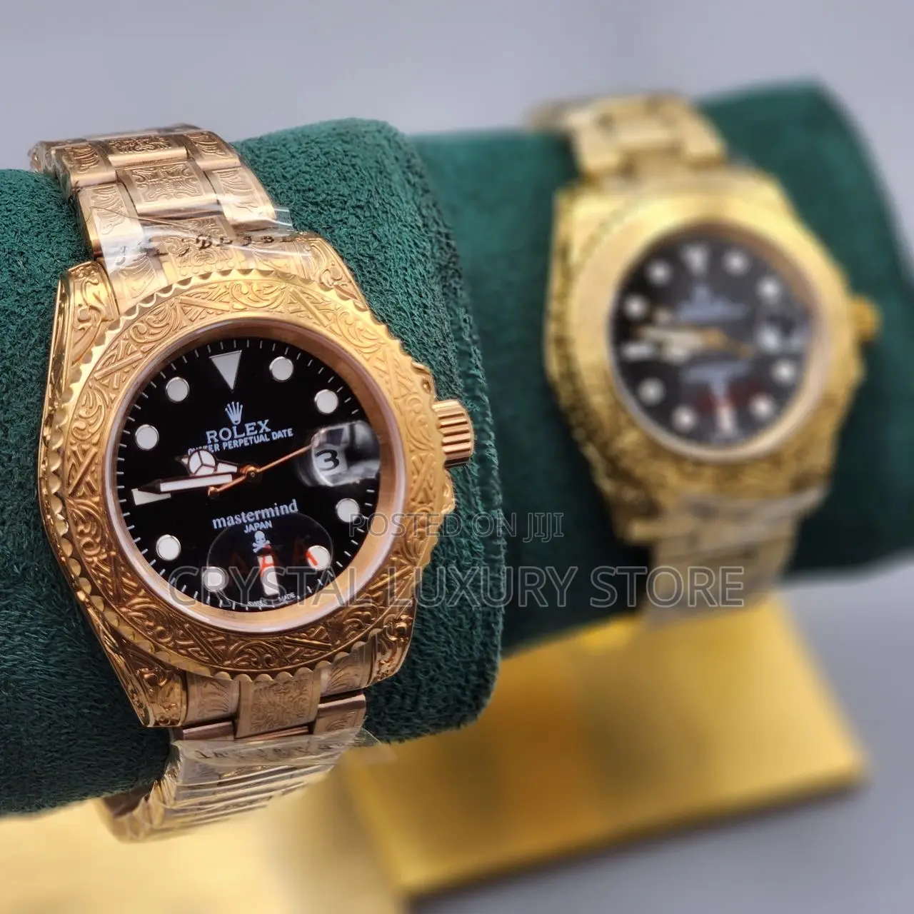 Rolex Quality Luxury Men Chain Strap Wristwatch