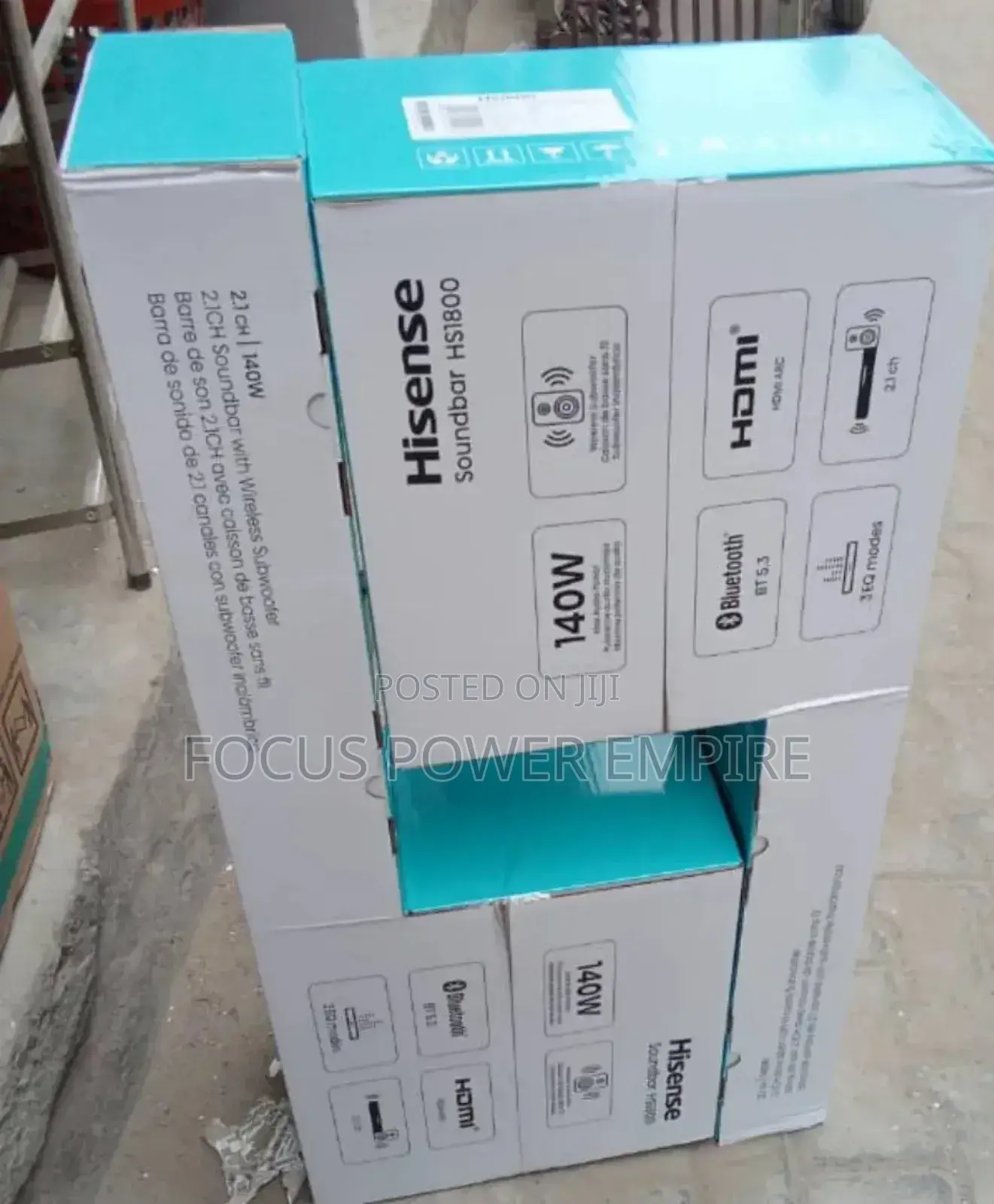 Original 140w Hisense Soundbar Wireless Subwoofer
