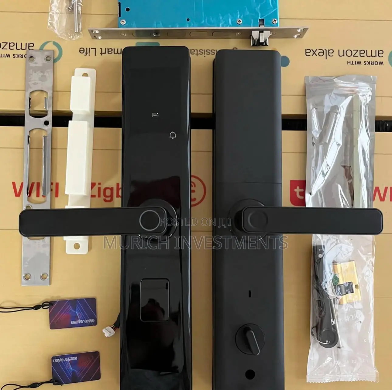 Tuya Wifi Smart Lock Fingerprint Keypad Door Lock