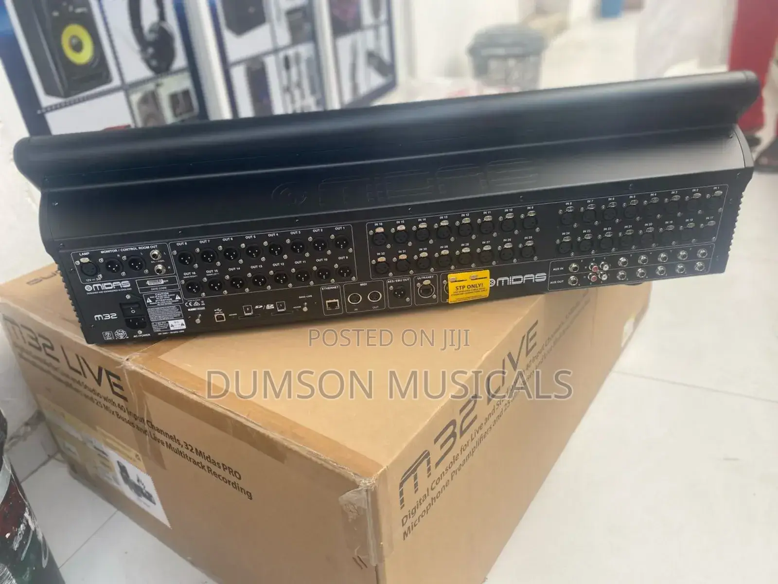 M32 Midas Digital Console for Live and Studio With 40-Inputs