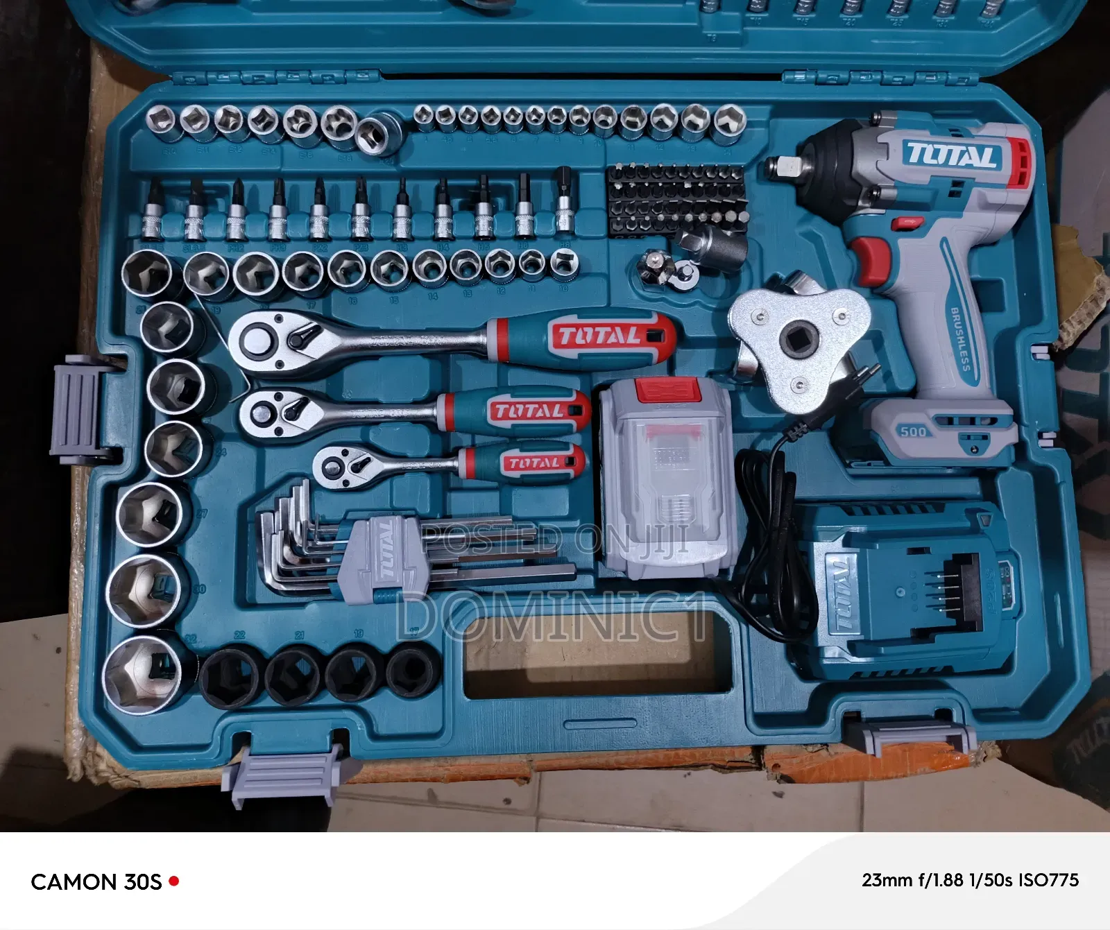 Total Tools Set With Impact Wrench