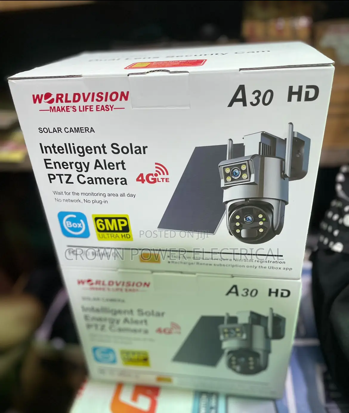 A30 Hd 6mp Intelligent Solar Energy Alert PTZ Camera