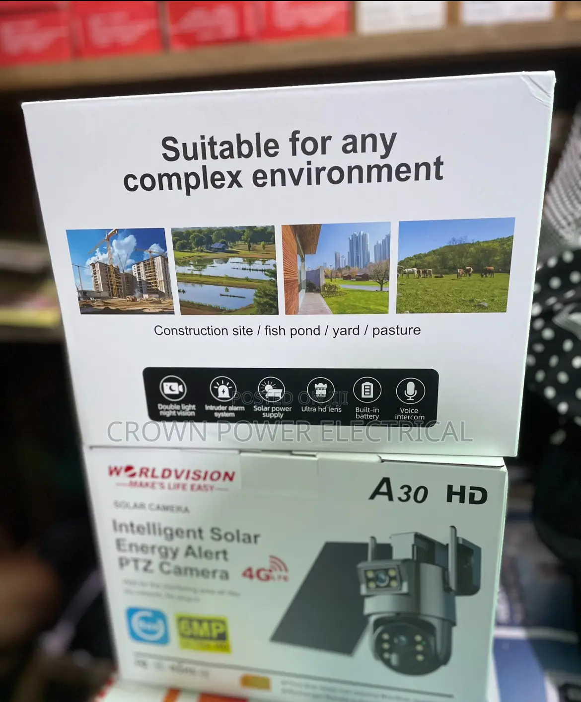 A30 Hd 6mp Intelligent Solar Energy Alert PTZ Camera