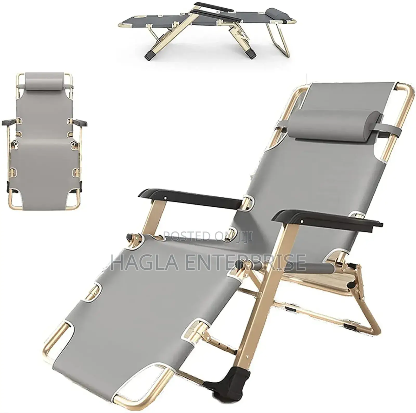 Relaxable Indoor and Outdoor Camping Chair/Bed