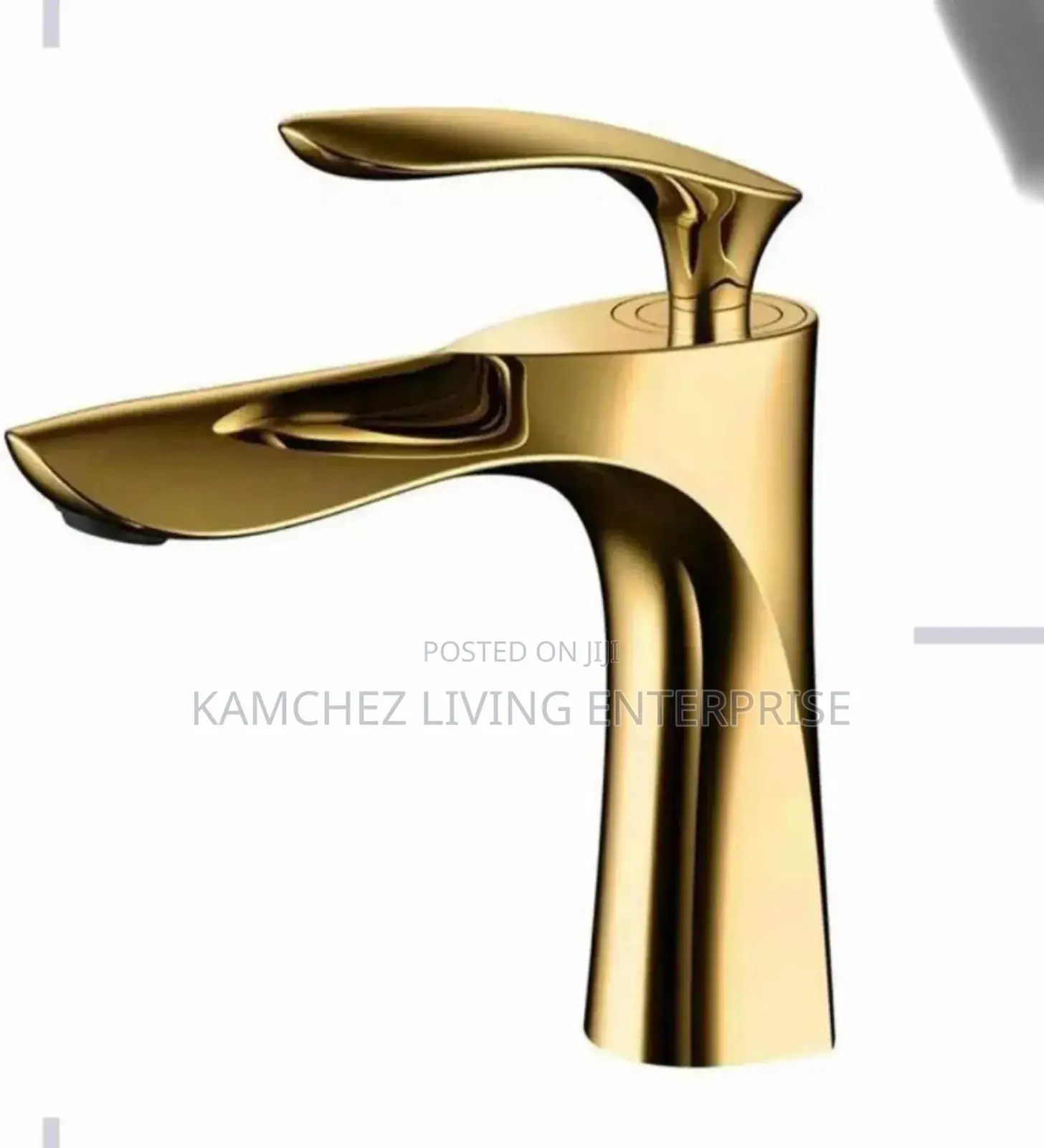 Luxury Gold Bathroom Faucet - Modern Elegant