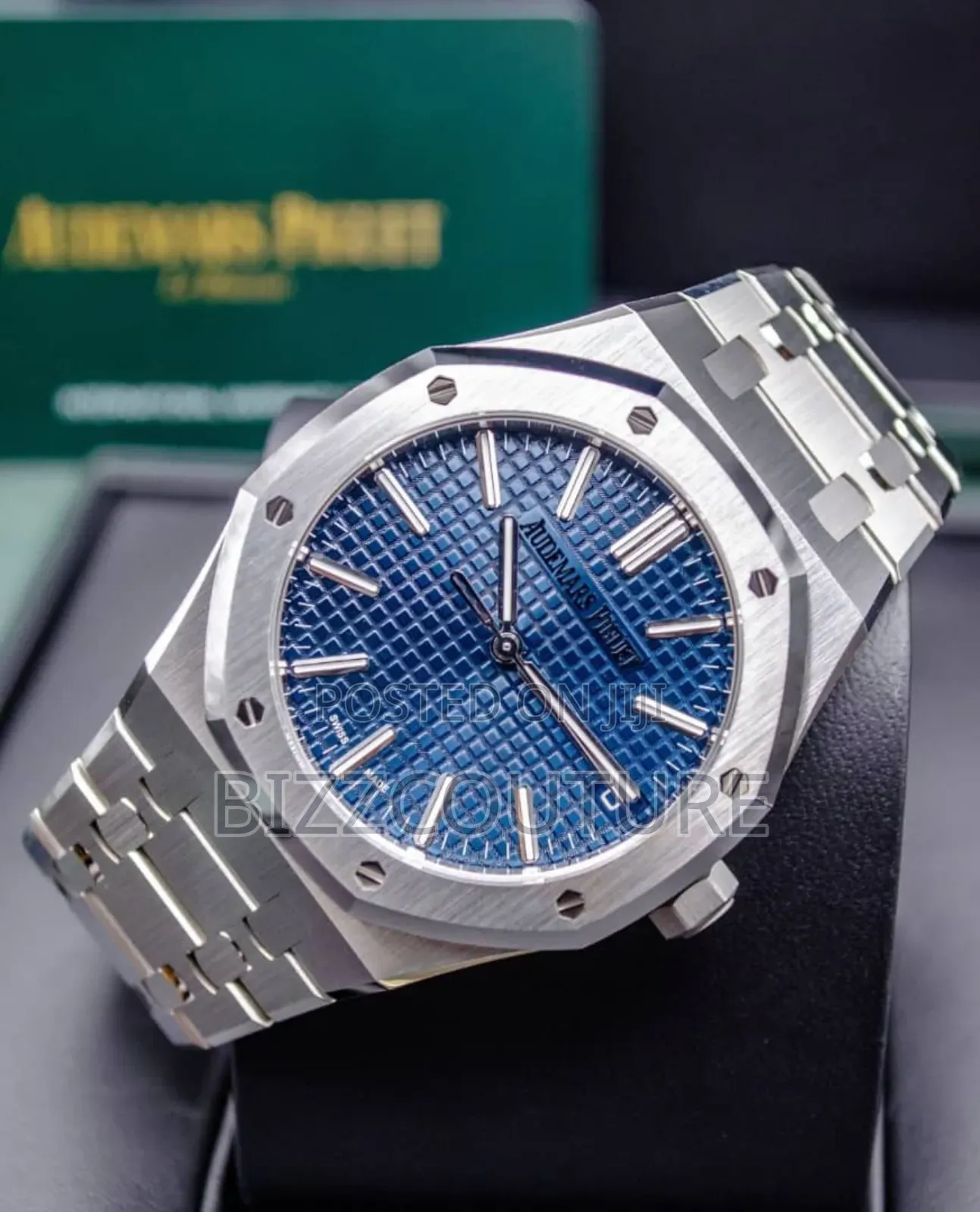 Original Patek Philippe Silver Stainless Steel Watch
