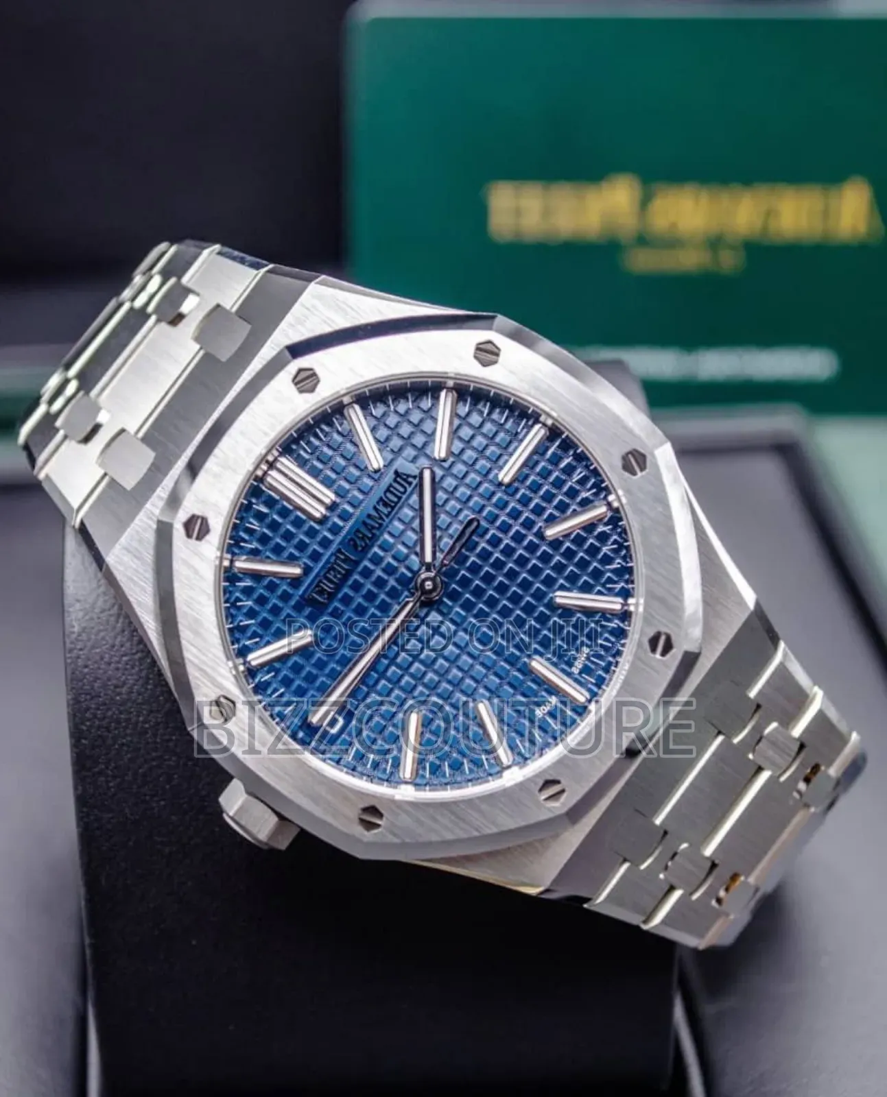 Original Patek Philippe Silver Stainless Steel Watch