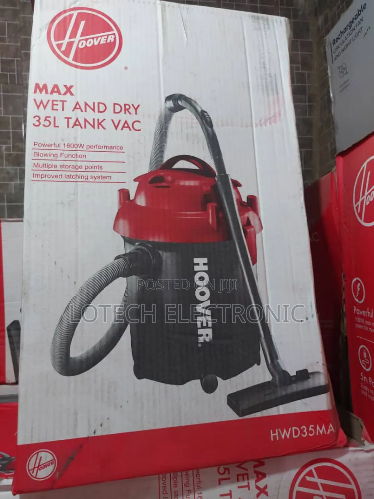 Hoover Max Wet Dry Vacuum Hwd35-Max 35l Tank