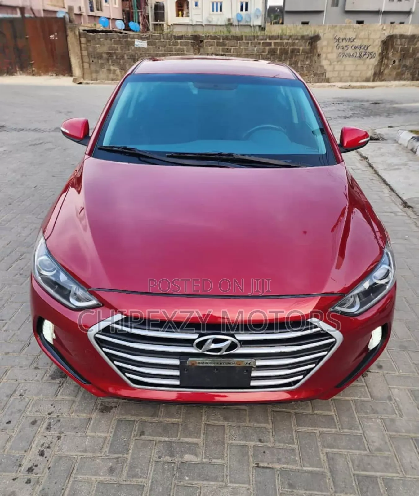 Hyundai Elantra 2017 Red