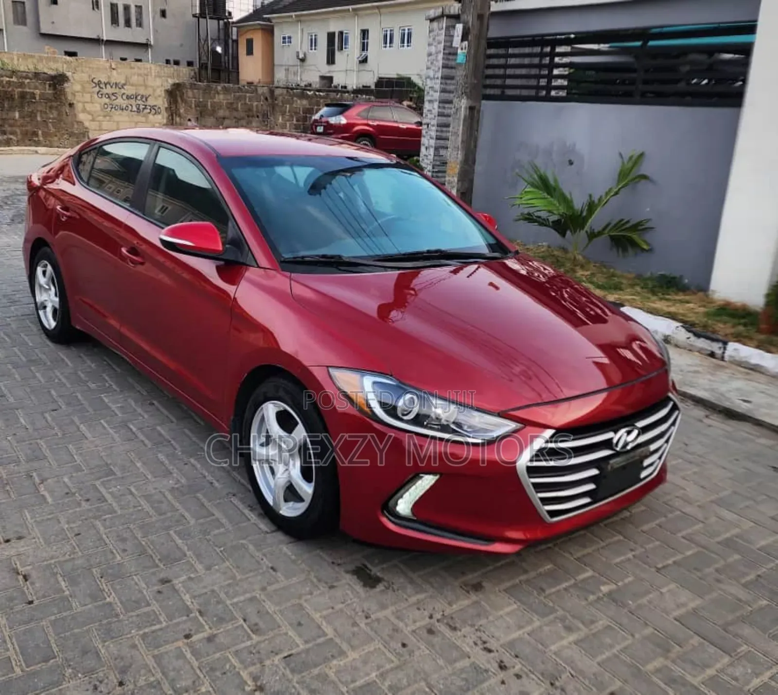 Hyundai Elantra 2017 Red