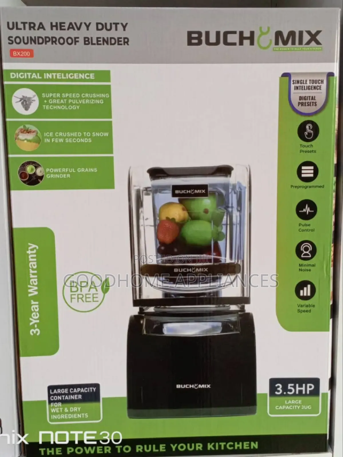 Buchymix Ultra Heavy Duty Soundproof Blender