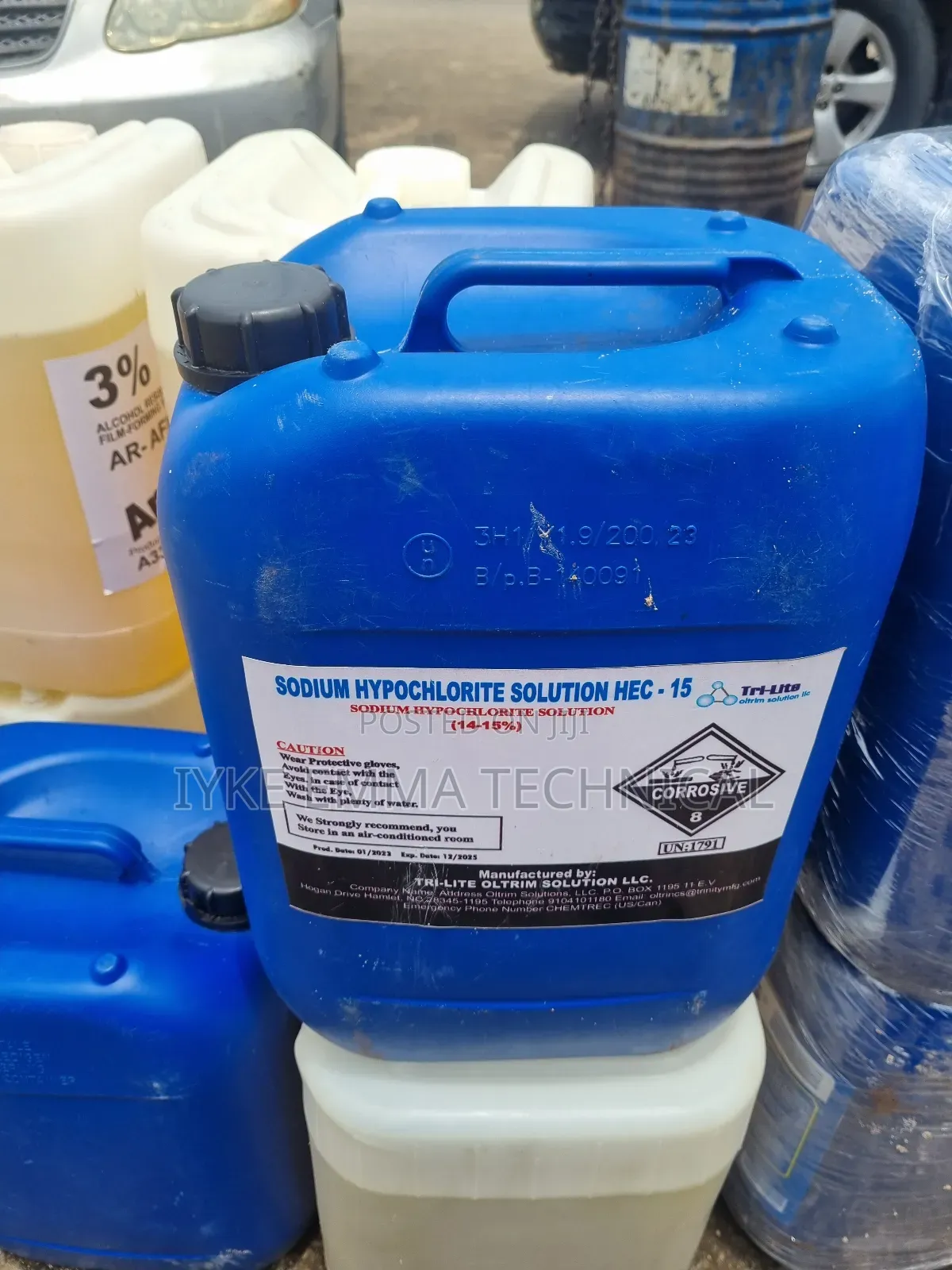 Sodium Hypochlorite Solution Hec-15