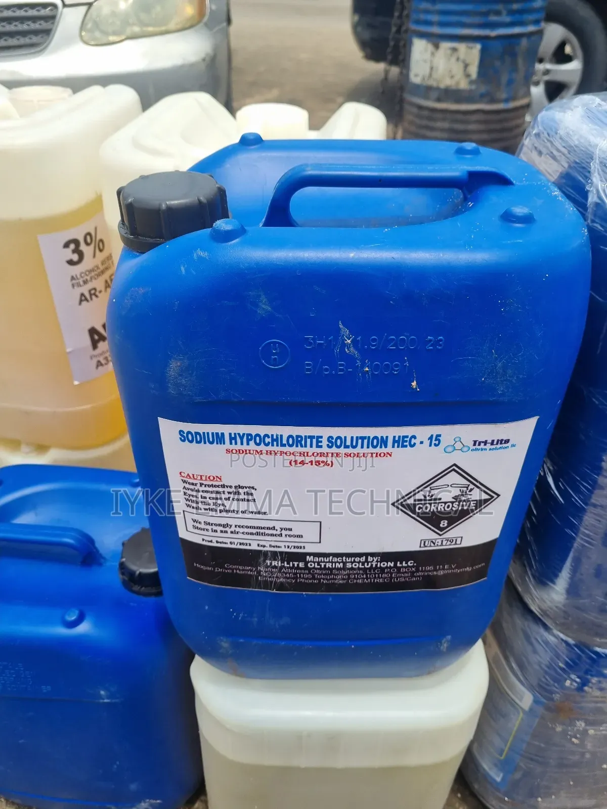 Sodium Hypochlorite Solution Hec-15