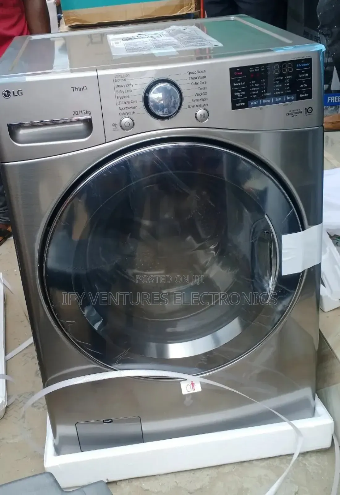 20kg Washer/12kg Dryer Lg Inverter, Washing Machine.