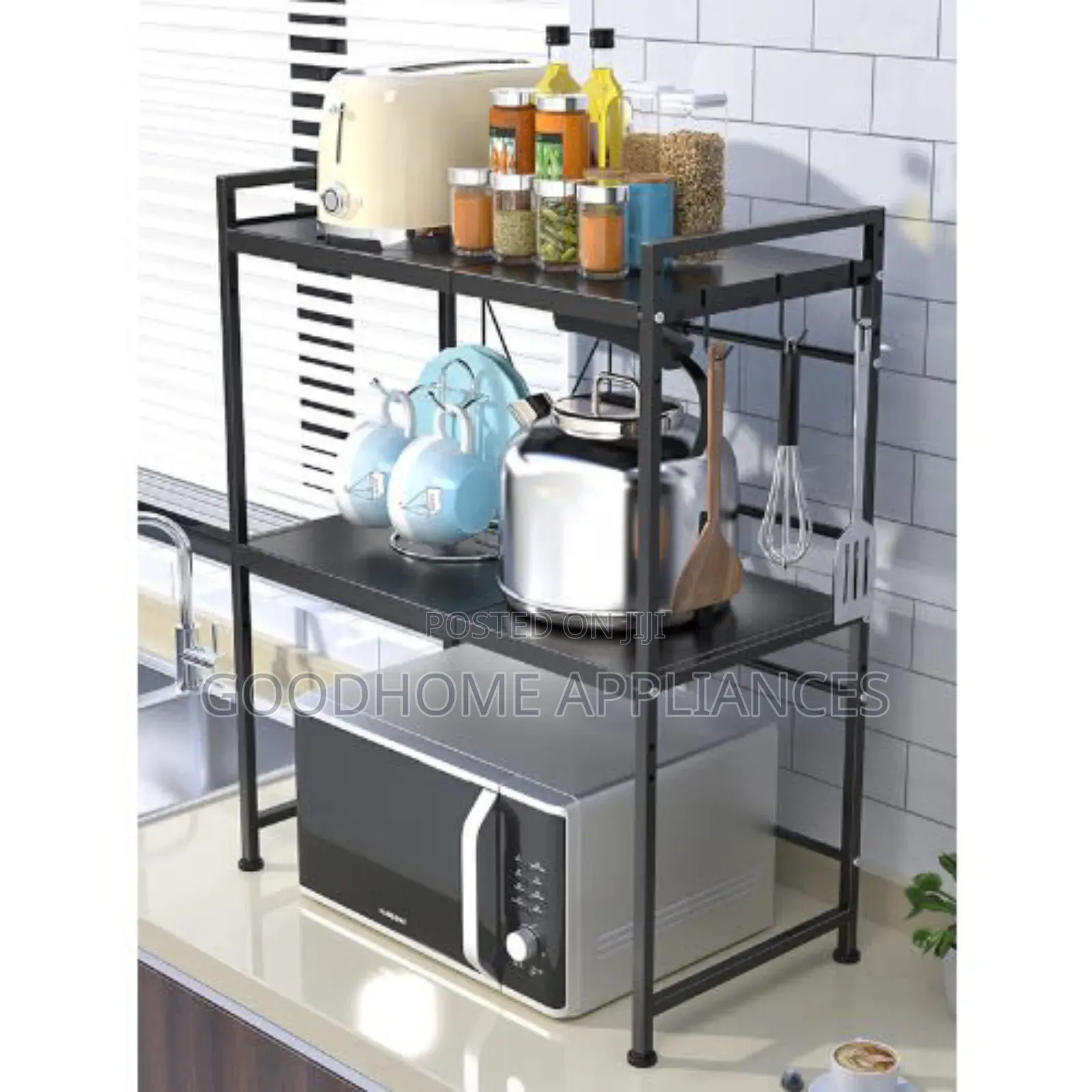2 Layer Microwave Stand and Kitchen Organiser