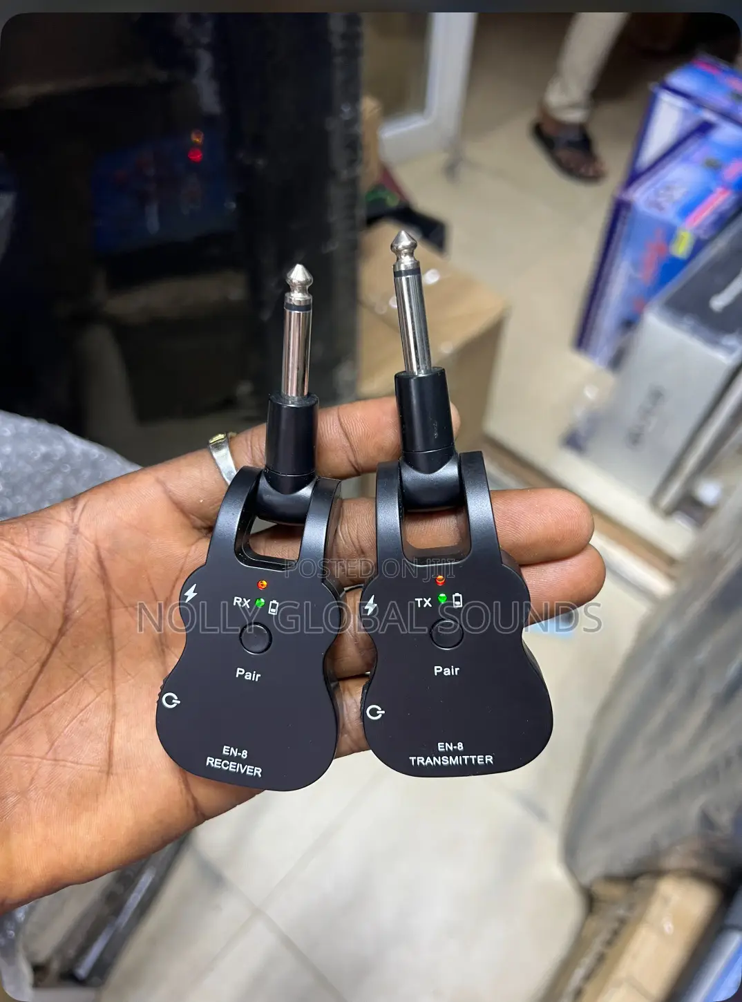 Wireless VHF Audio Guitar Transmitter Receiver,Rechargeable